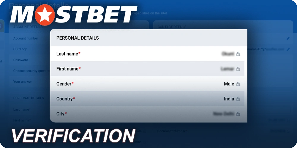 Mostbet account verification