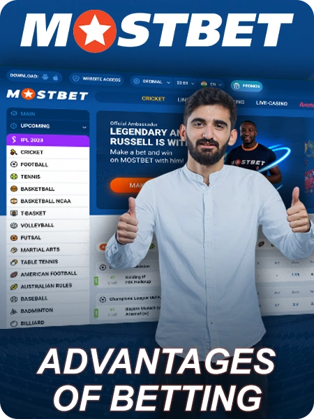 Main advantages of betting at Mostbet for Indian players