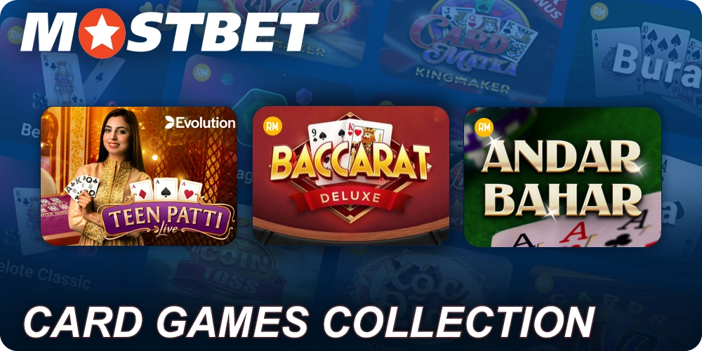 Mostbet Card Games Collection