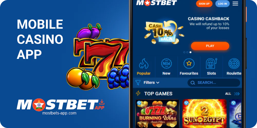 Mostbet India mobile casino